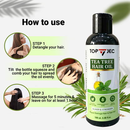 TOPJEC TEA TREE HAIR OIL
