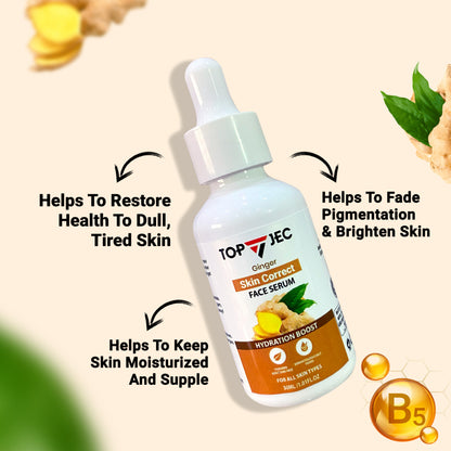 TOPJEC GINGER SKIN CORRECT FACE SERUM