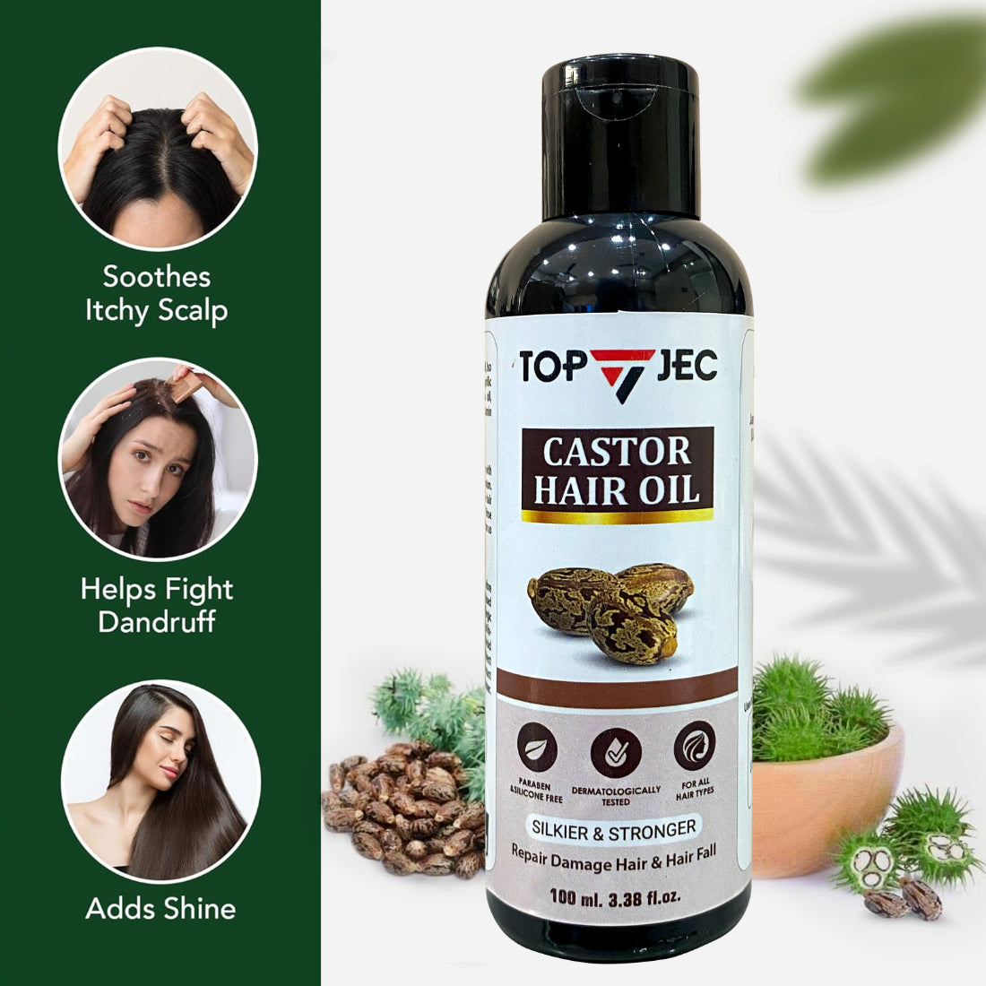 TOPJEC CASTOR HAIR OIL