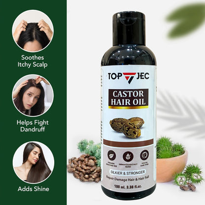 TOPJEC CASTOR HAIR OIL
