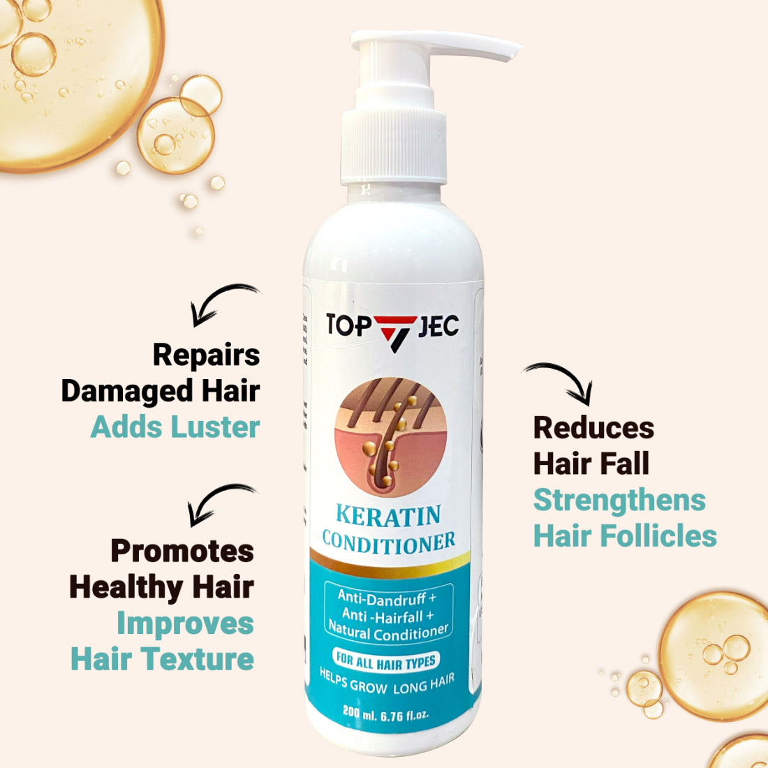 TOPJEC® Keratin Intense Care Conditioner