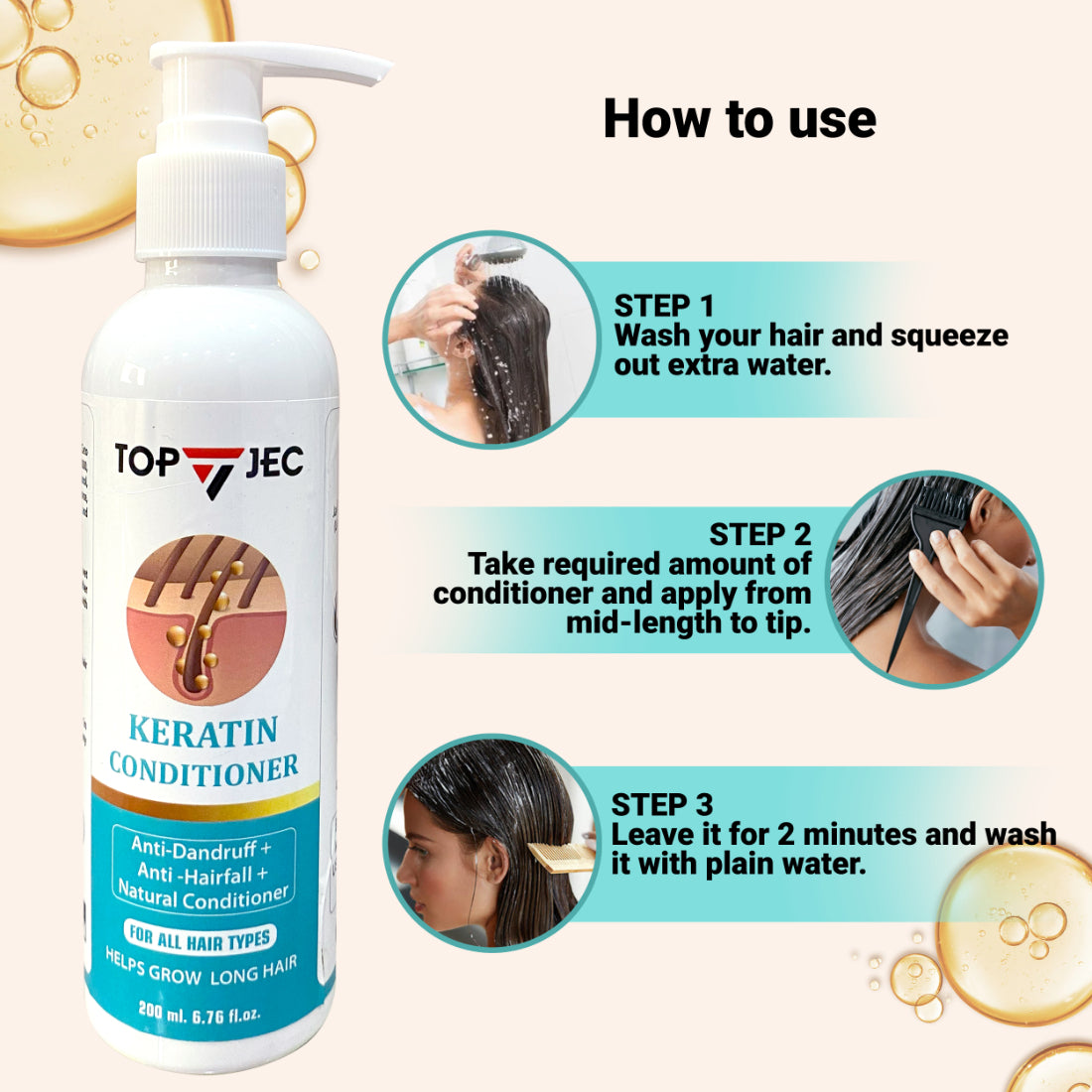 TOPJEC® Keratin Intense Care Conditioner