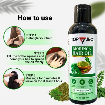TOPJEC MORINGA HAIR OIL