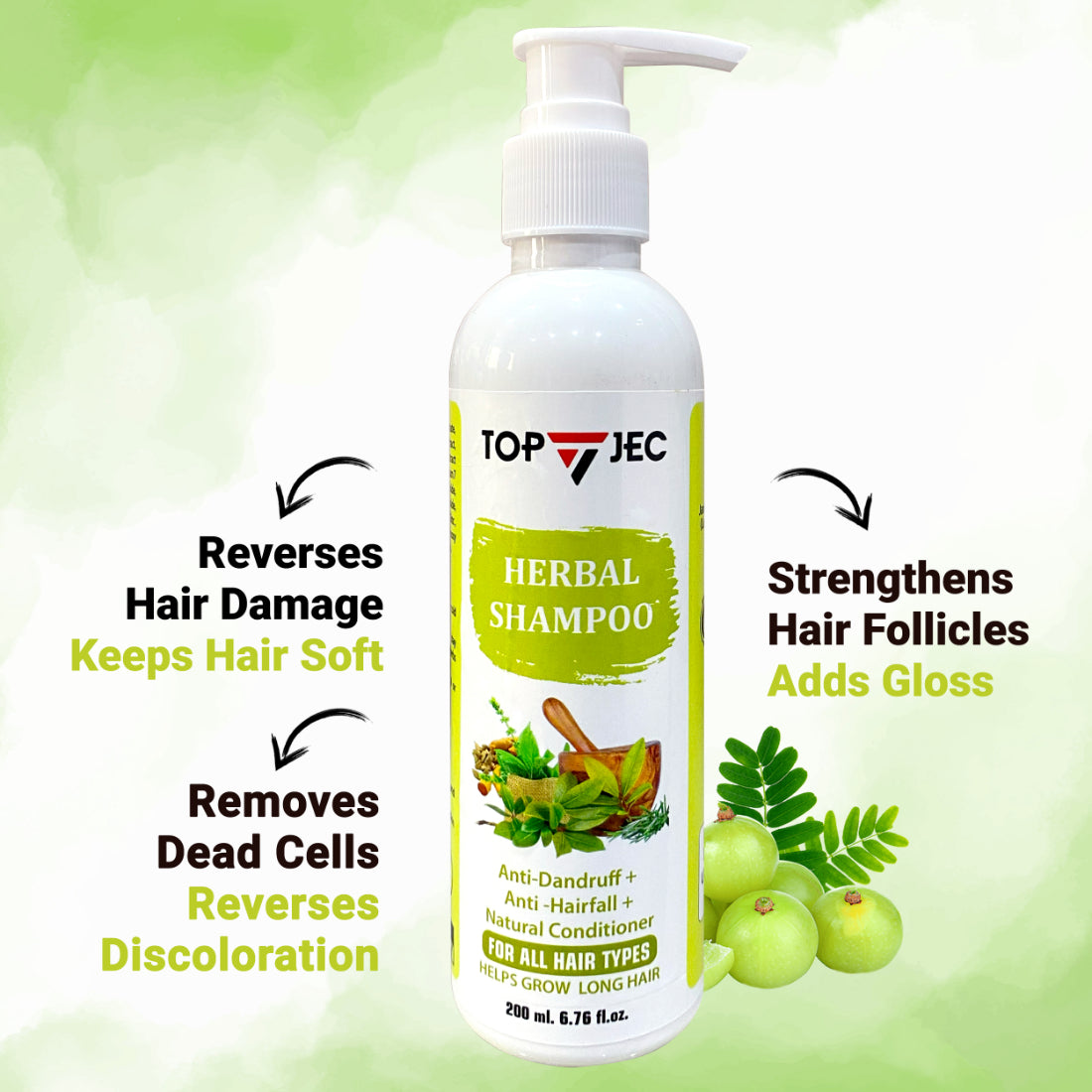 TOPJEC HERBAL SHAMPOO