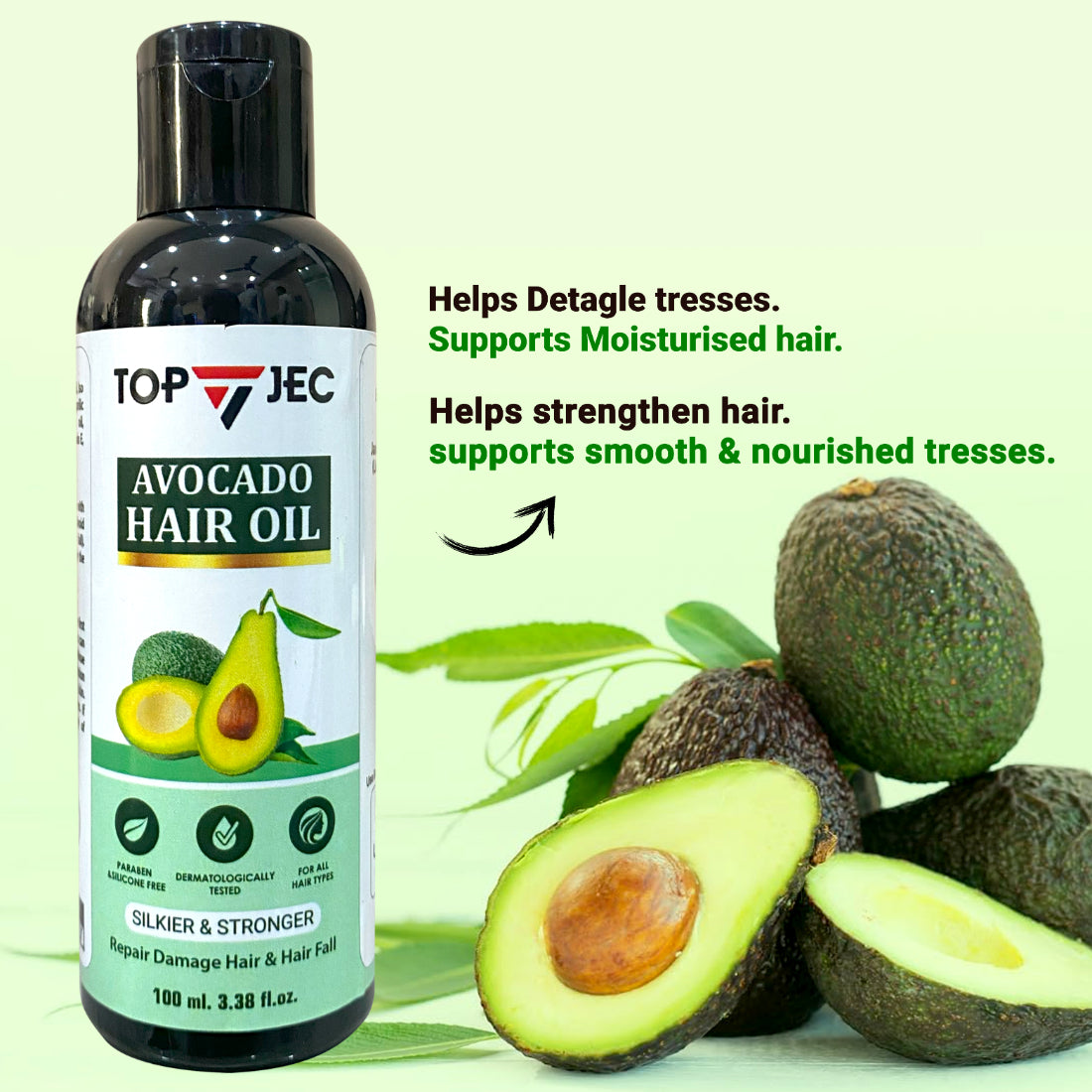 TOPJEC AVOCADO HAIR OIL
