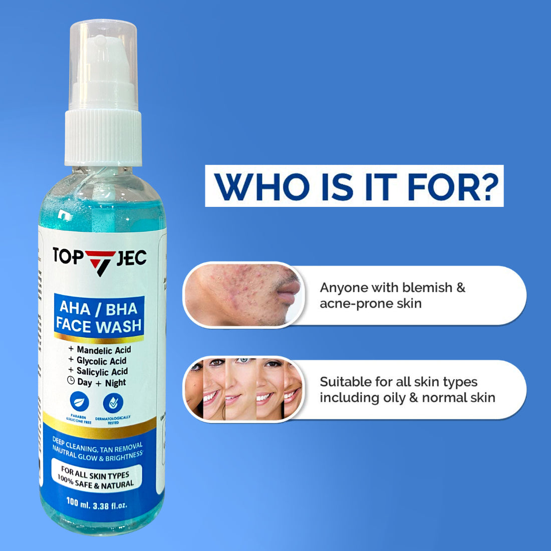 TOPJEC AHA/BHA FACEWASH