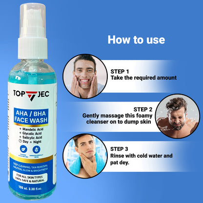 TOPJEC AHA/BHA FACEWASH