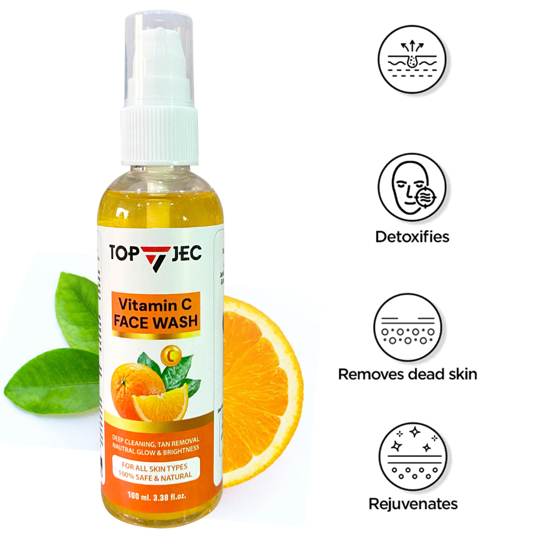 TOPJEC VITAMIN C FACEWASH