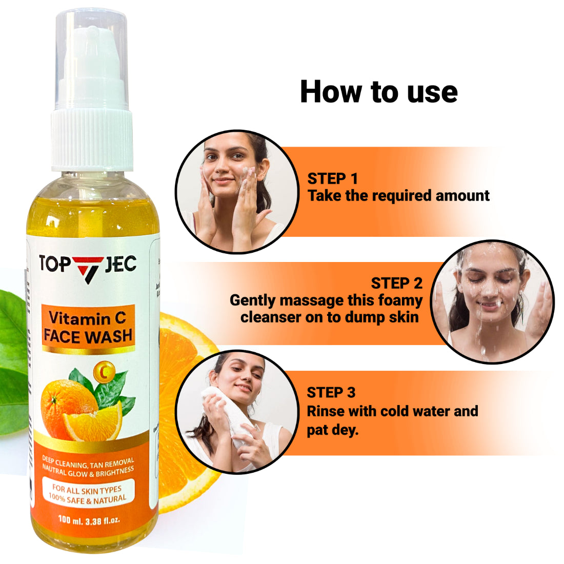 TOPJEC VITAMIN C FACEWASH