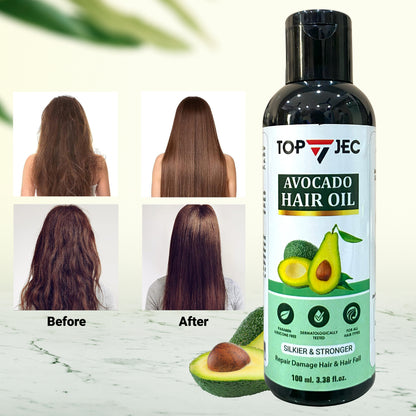 TOPJEC AVOCADO HAIR OIL