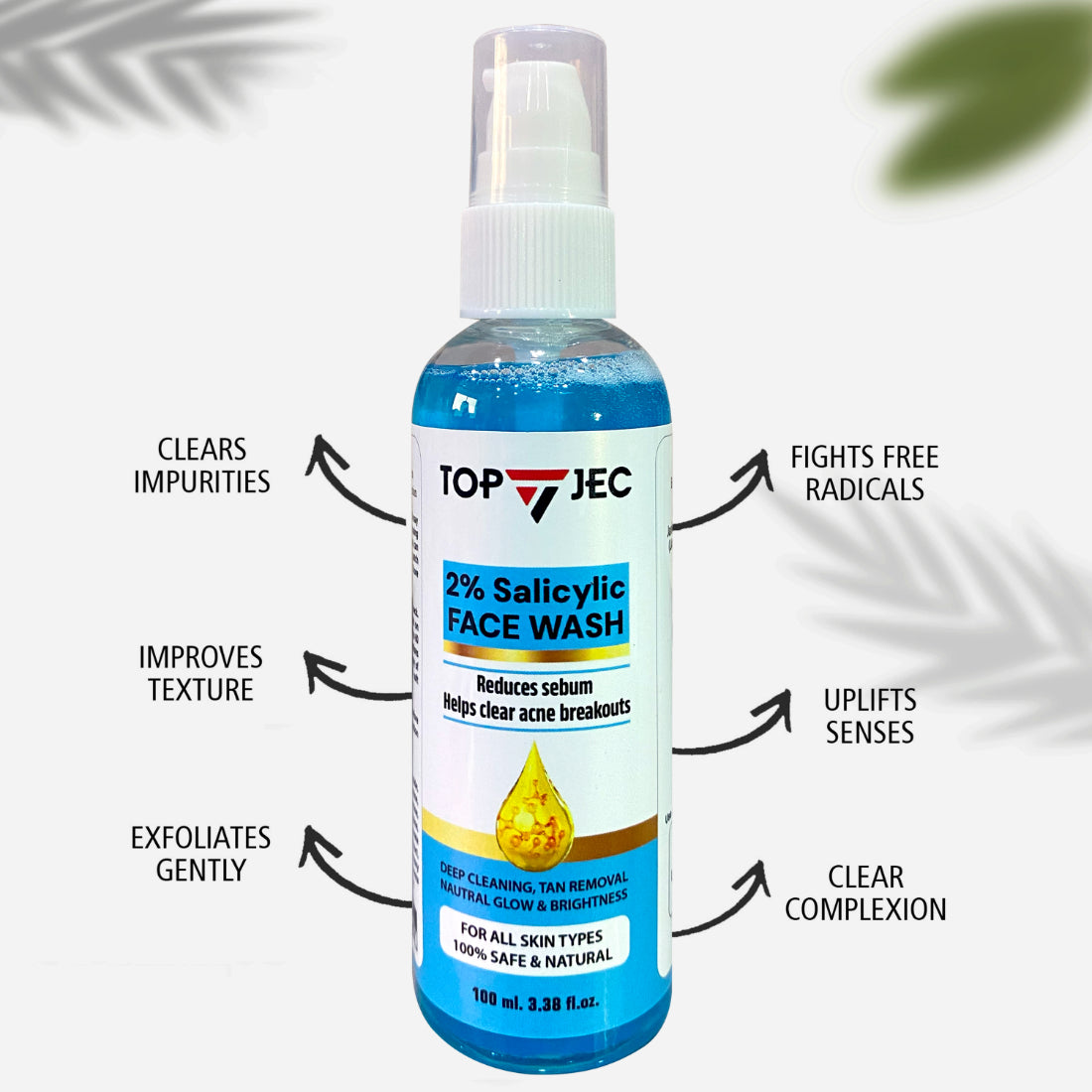 TOPJEC 2% SALICYLIC ACID FACEWASH