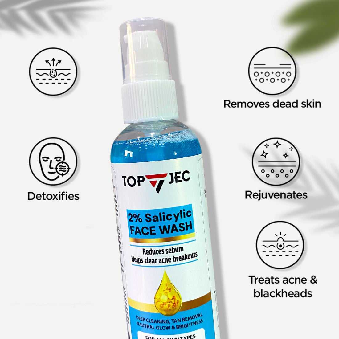 TOPJEC 2% SALICYLIC ACID FACEWASH