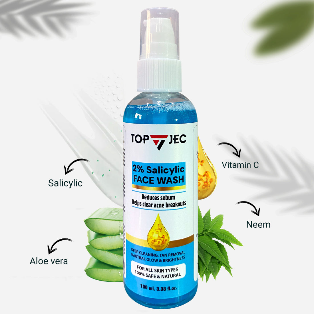 TOPJEC 2% SALICYLIC ACID FACEWASH
