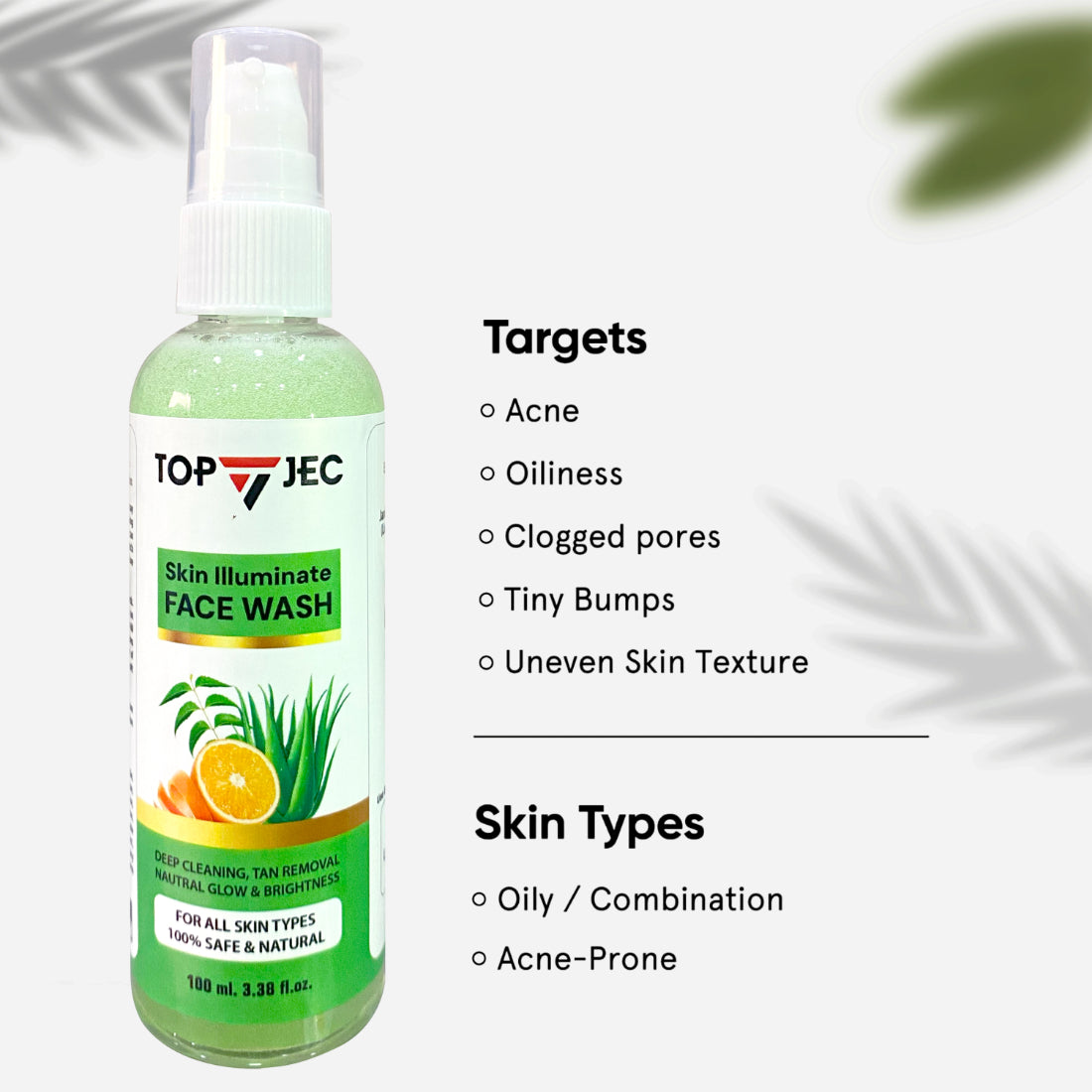 TOPJEC SKIN ILLUMINATE FACEWASH