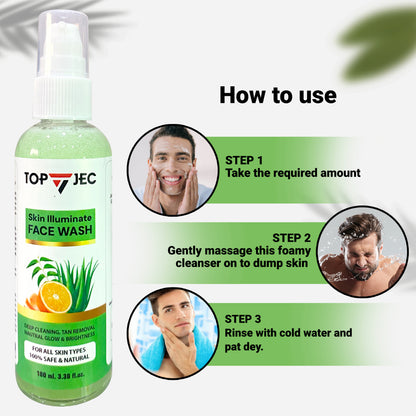 TOPJEC SKIN ILLUMINATE FACEWASH