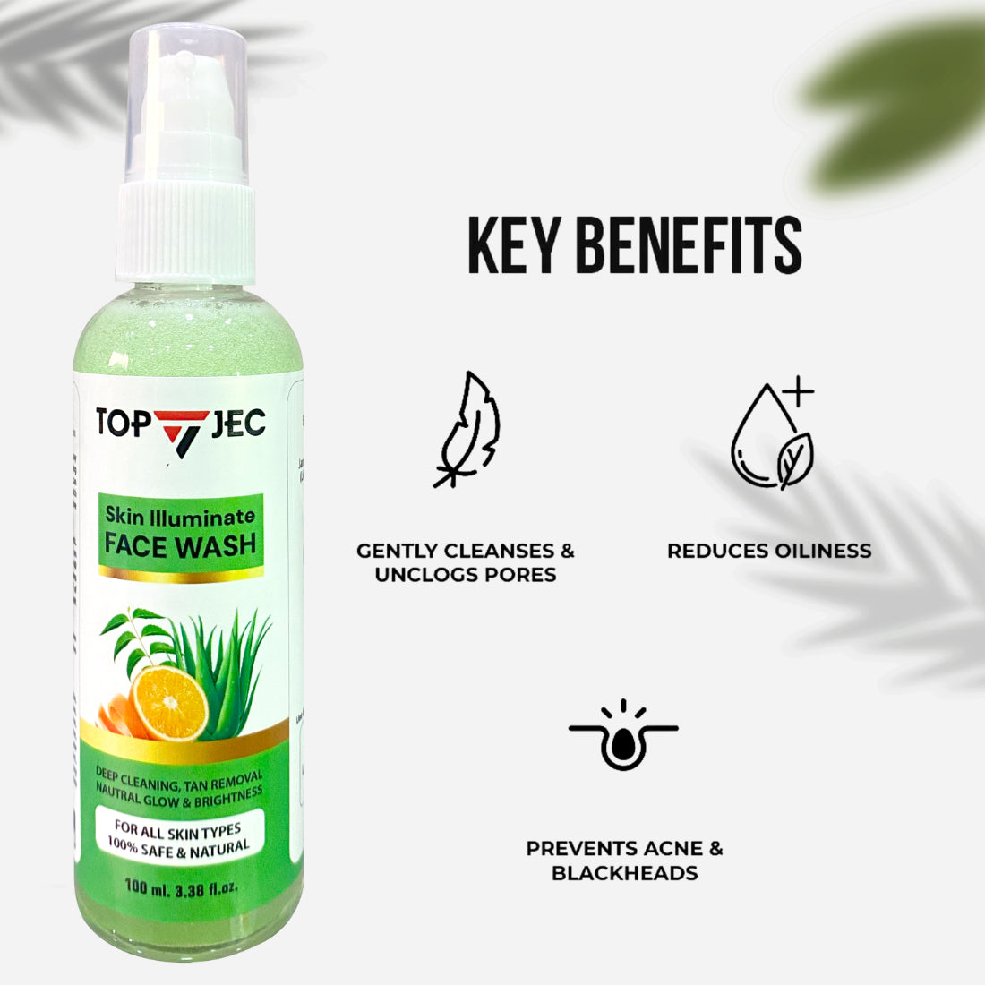 TOPJEC SKIN ILLUMINATE FACEWASH