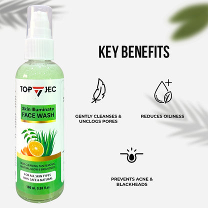 TOPJEC SKIN ILLUMINATE FACEWASH