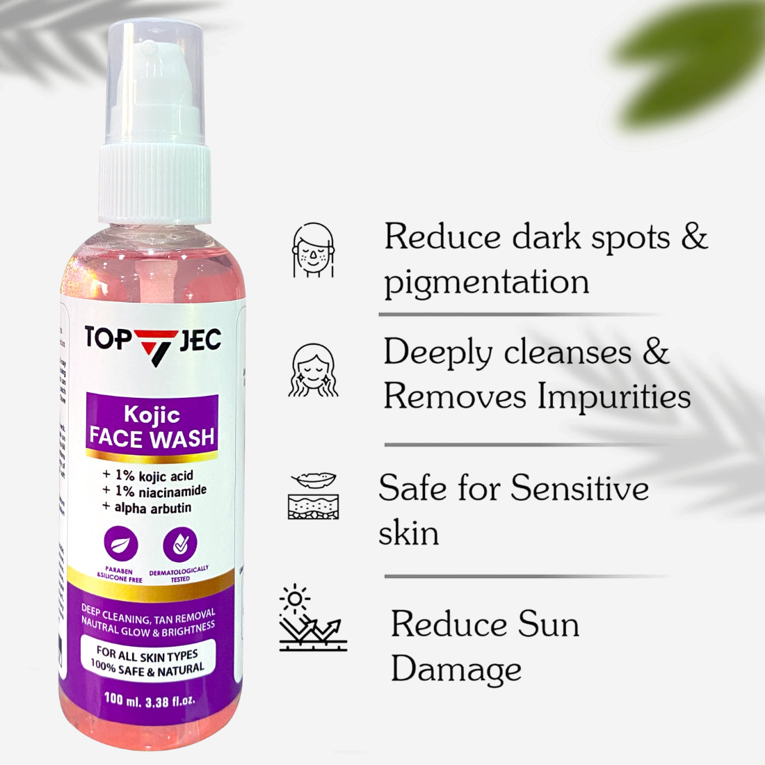 TOPJEC KOJIC ACID FACEWASH