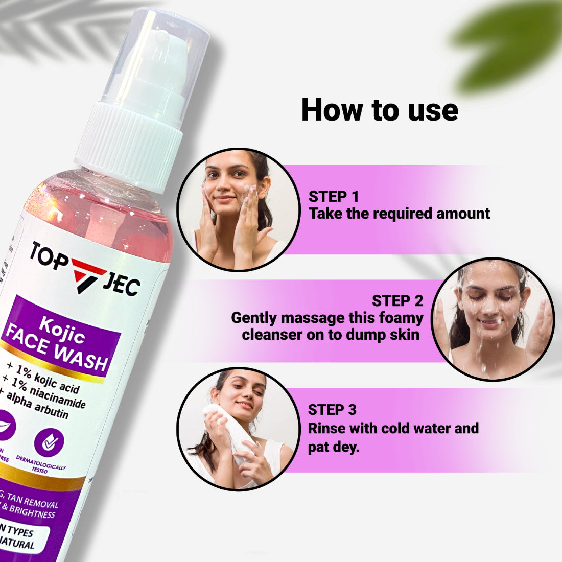 TOPJEC KOJIC ACID FACEWASH