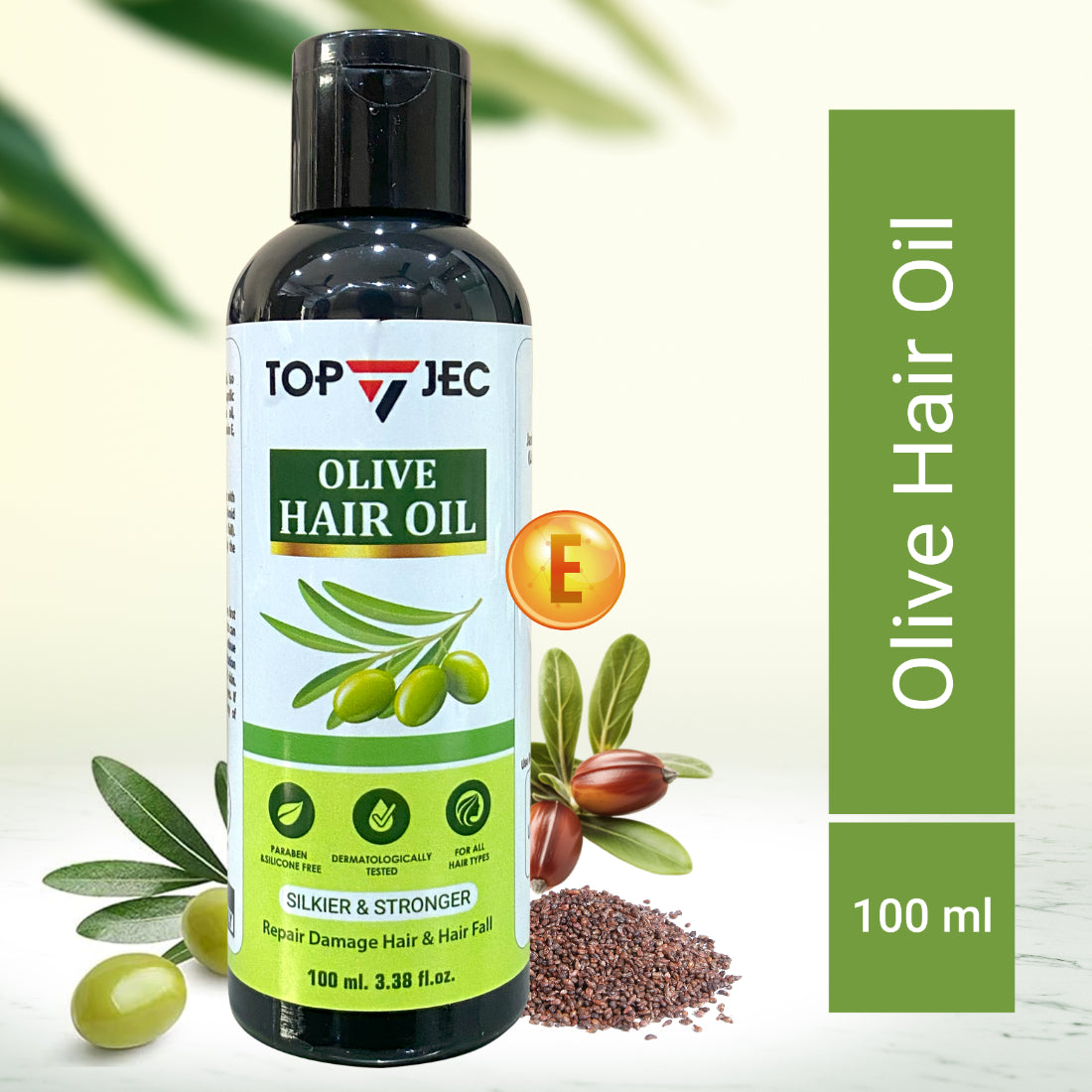 TOPJEC OLIVE HAIR OIL