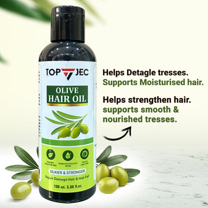 TOPJEC OLIVE HAIR OIL