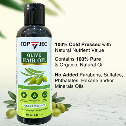 TOPJEC OLIVE HAIR OIL