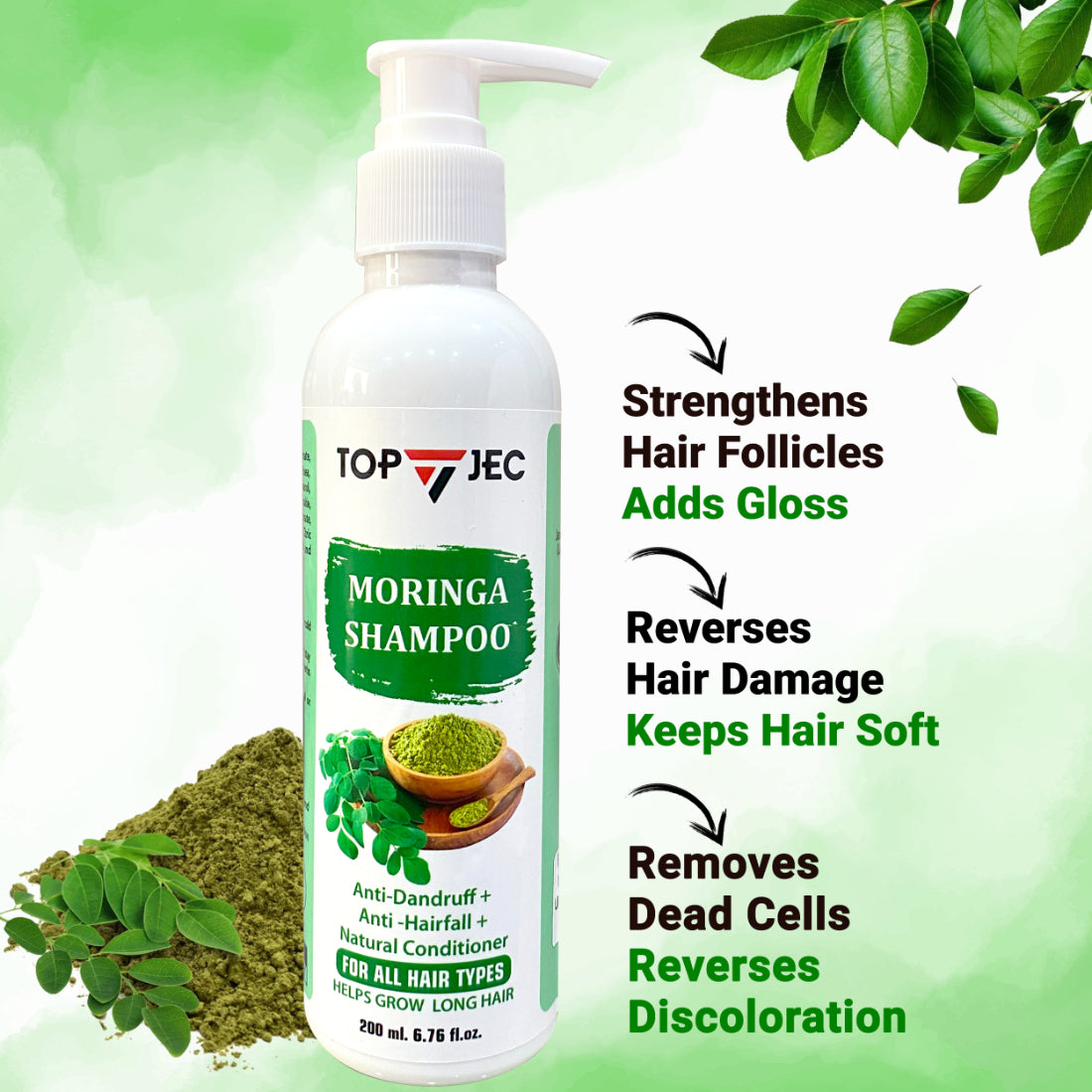TOPJEC MORINGA SHAMPOO