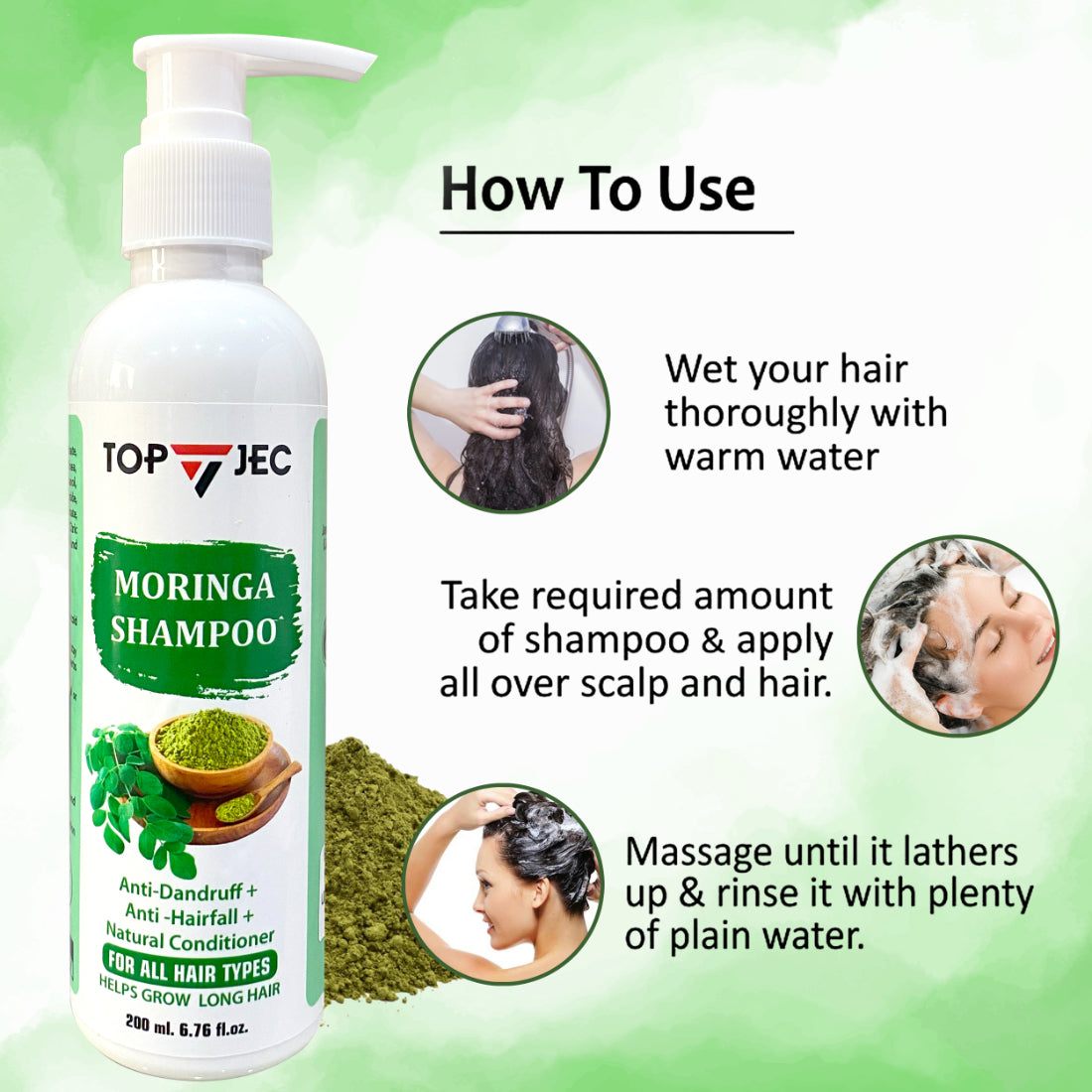 TOPJEC MORINGA SHAMPOO