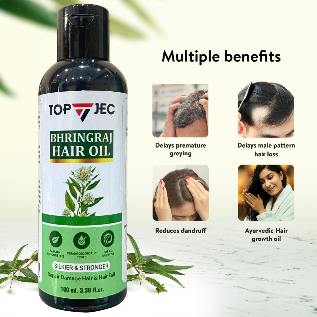 TOPJEC BHRINGRAJ HAIR OIL