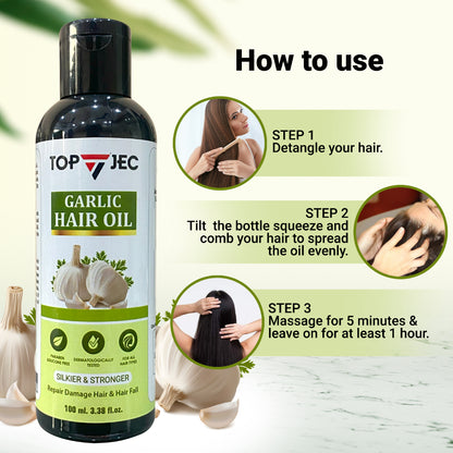 TOPJEC GARLIC HAIR OIL