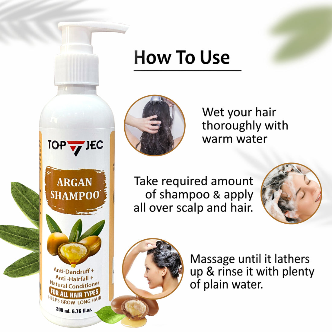 TOPJEC ARGAN SHAMPOO