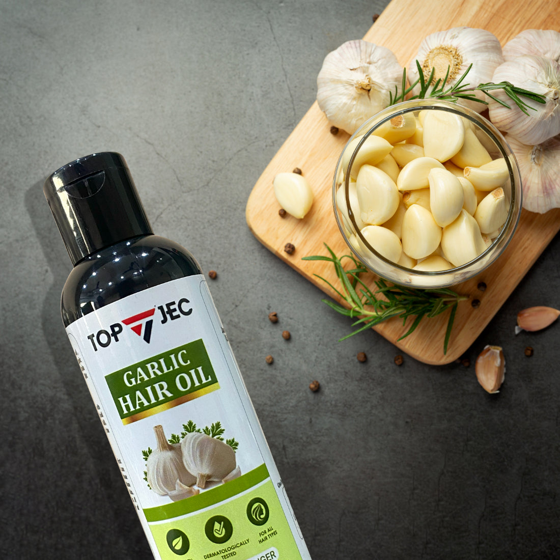 TOPJEC GARLIC HAIR OIL