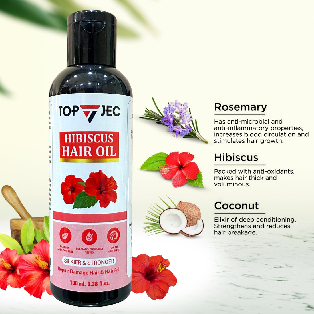 TOPJEC HIBISCUS HAIR OIL