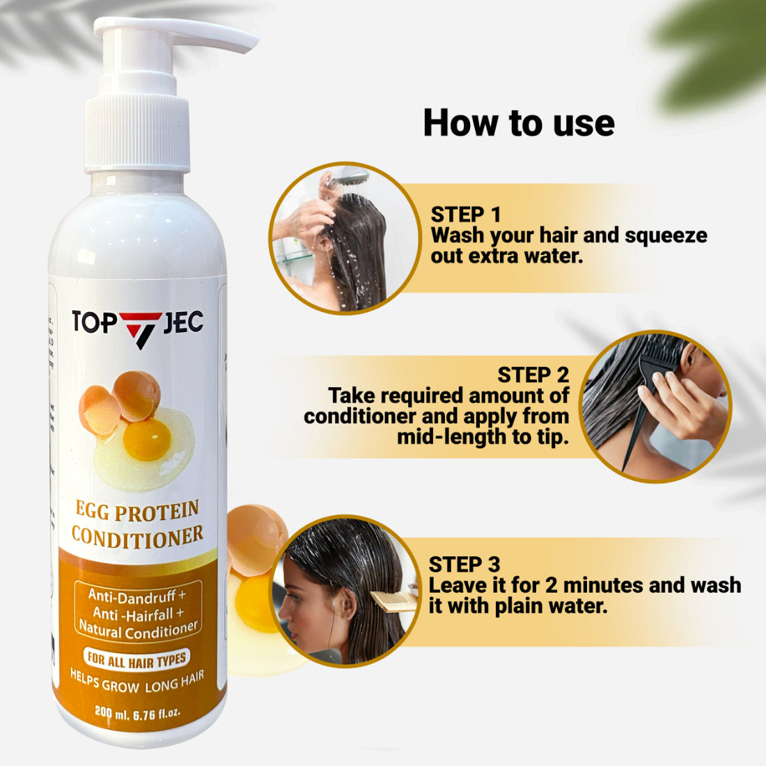 TOPJEC EGG PROTEIN CONDITIONER