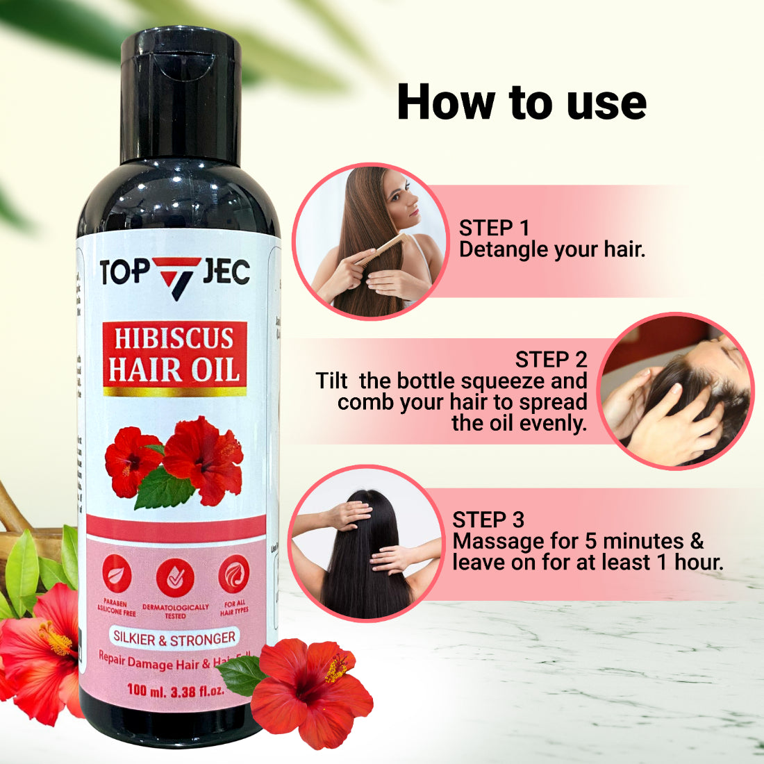 TOPJEC HIBISCUS HAIR OIL