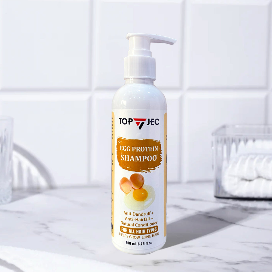 TOPJEC EGG PROTEIN SHAMPOO