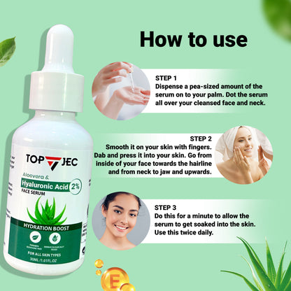 TOPJEC HYALURONIC ACID FACE SERUM