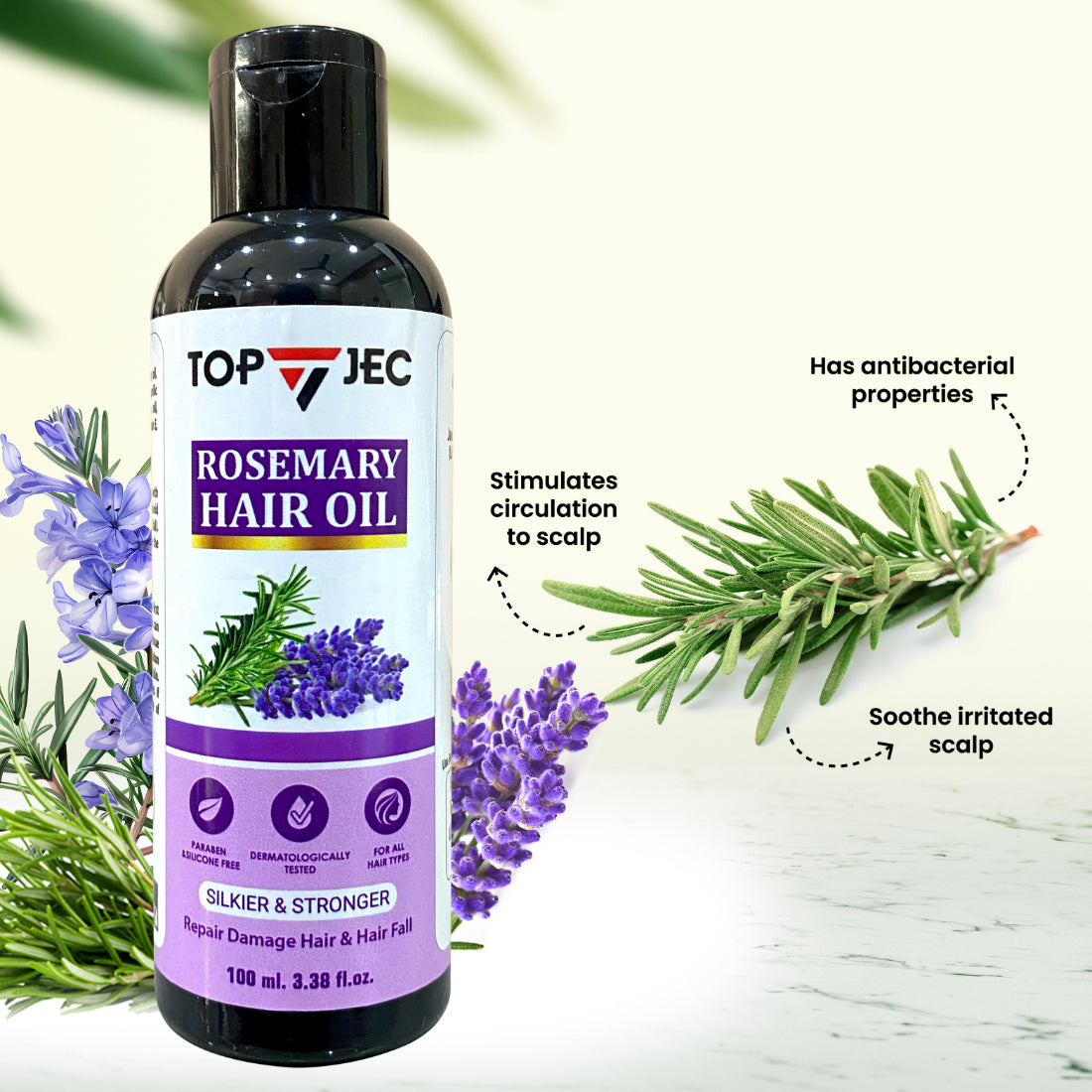 TOPJEC ROSEMARY HAIR OIL