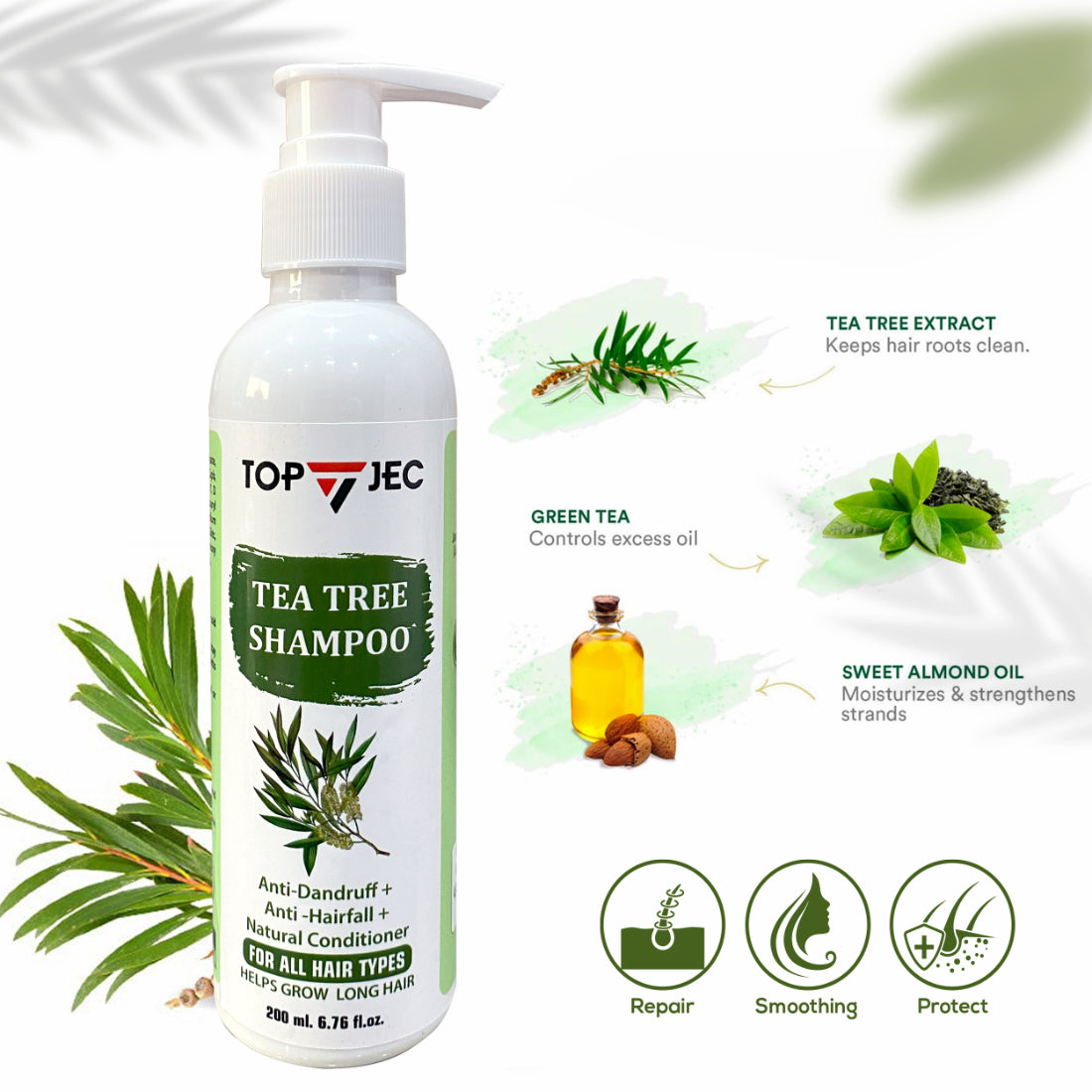 TOPJEC TEA TREE SHAMPOO