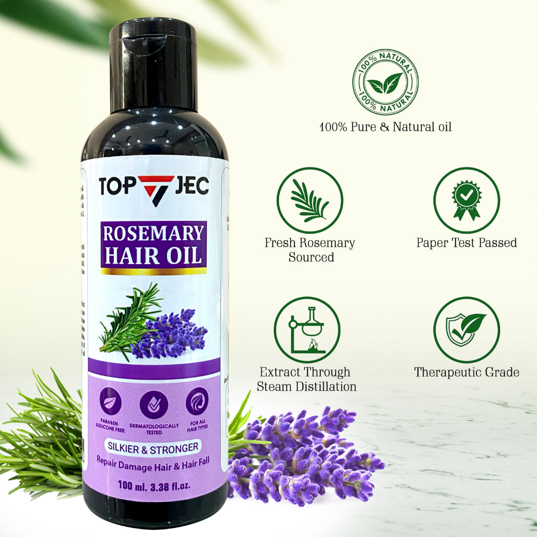 TOPJEC ROSEMARY HAIR OIL