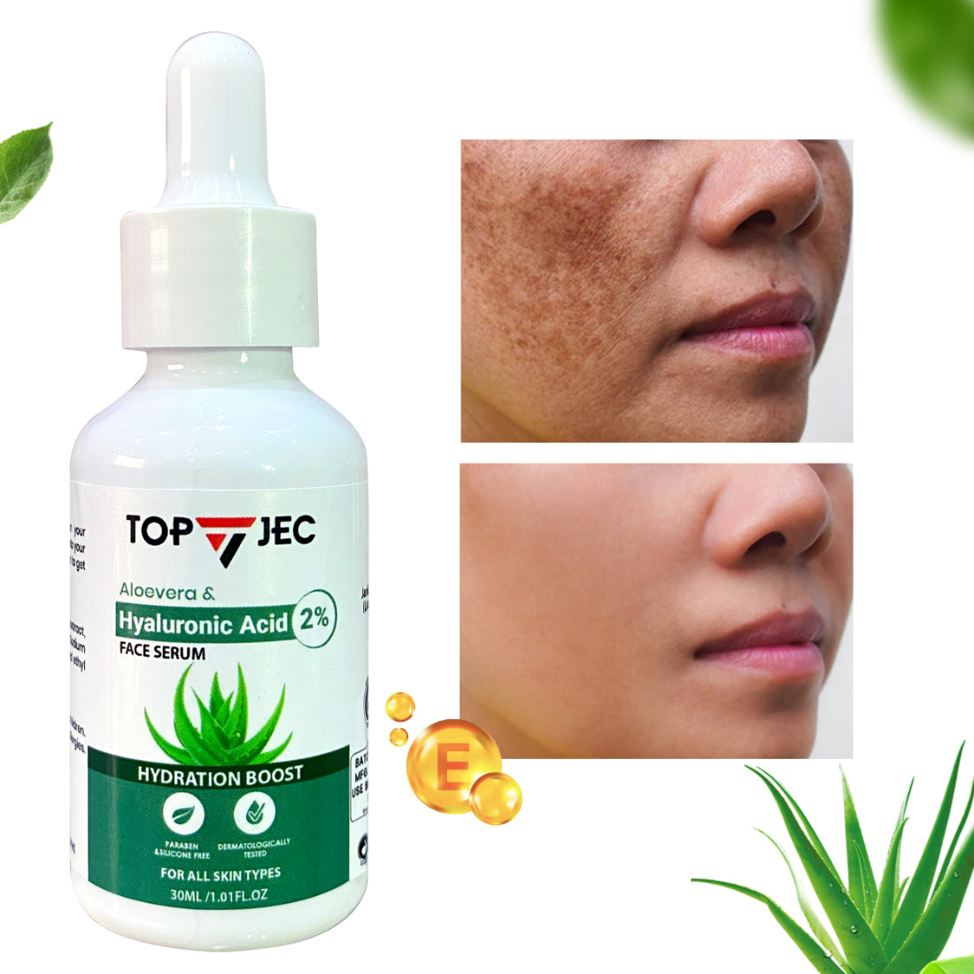 TOPJEC HYALURONIC ACID FACE SERUM