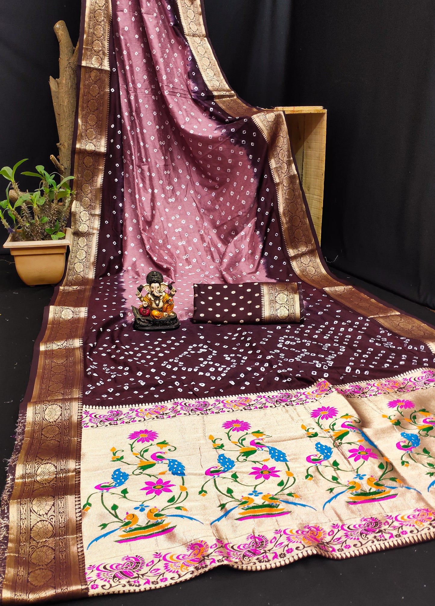 Paithani with Bandhej Collection