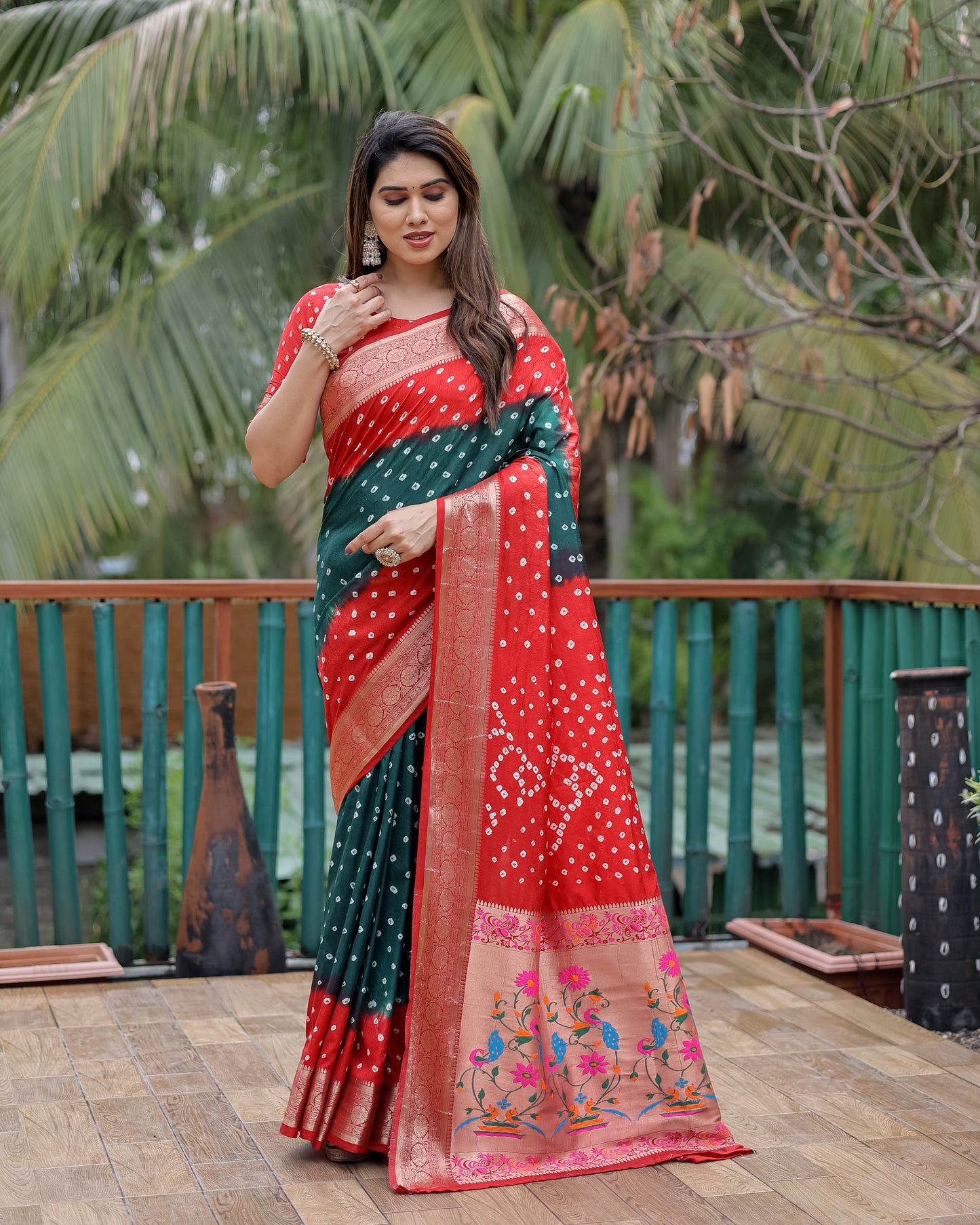 Paithani with Bandhej Collection