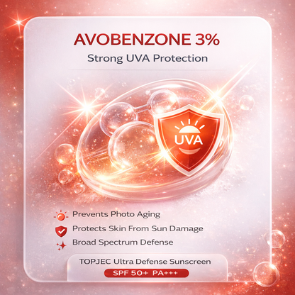 TOPJEC SPF 50+ PA++++ Sunscreen 50 ml | Zinc Oxide & Niacinamide