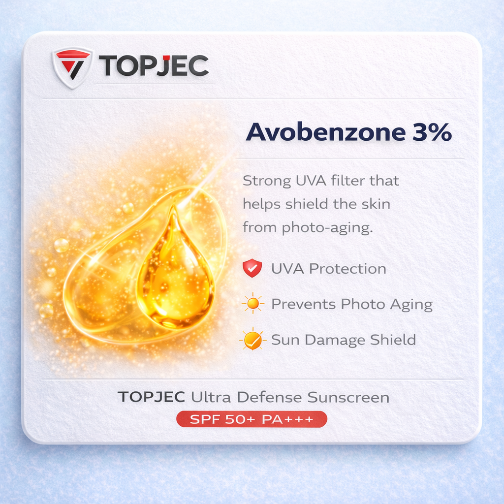 TOPJEC SPF 50+ PA++++ Sunscreen 50 ml | Zinc Oxide & Niacinamide
