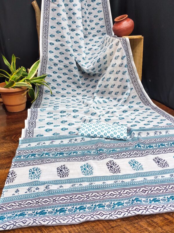 Designer Chic Linen Sarees - Image 3