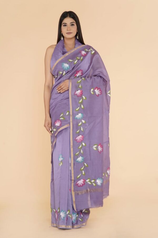 Designer Organza Silk Sarees - Image 3