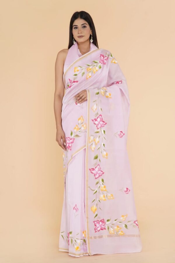 Designer Organza Silk Sarees - Image 4