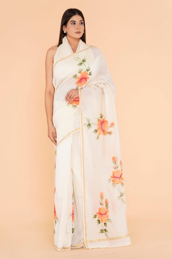 Designer Organza Silk Sarees - Image 6