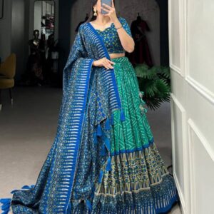 Ajarakh Print Lehenga Choli